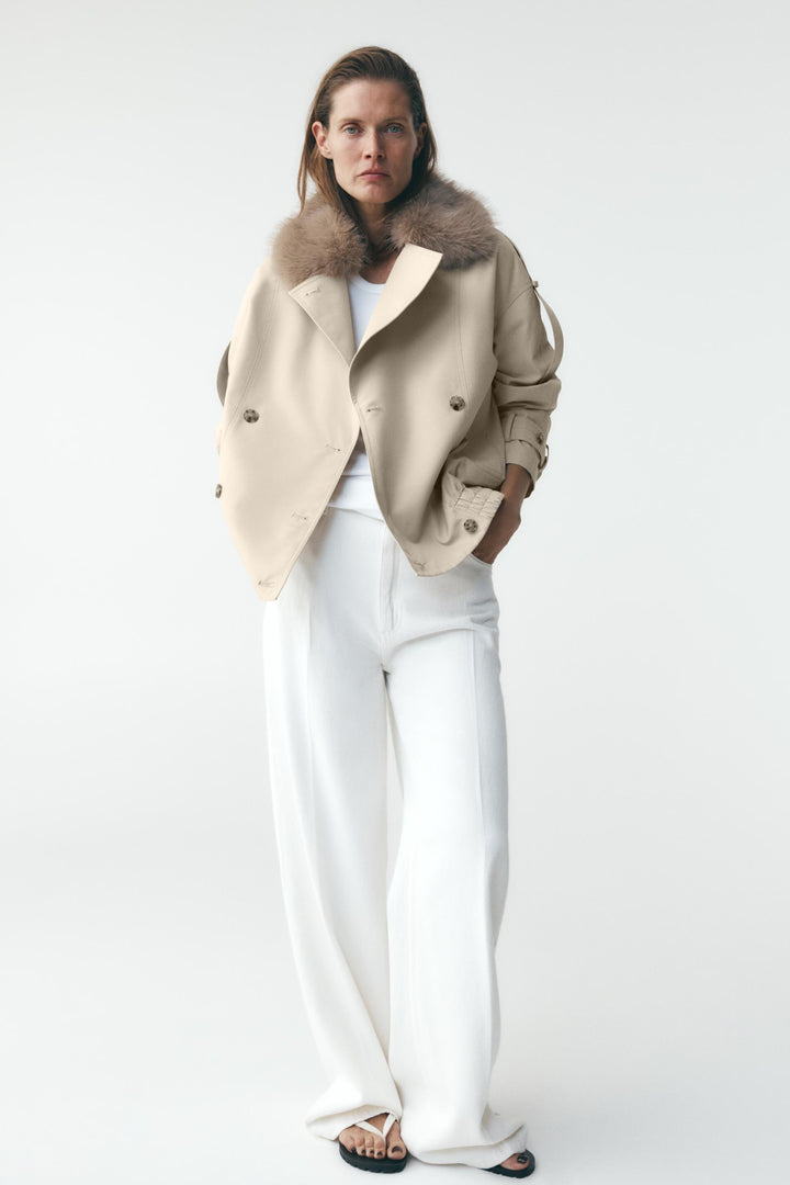 Monore – Trench in pelliccia