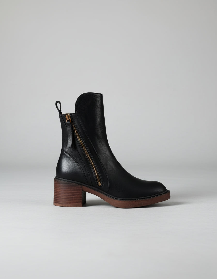 Vallini Milano – Stivaletti Elisa Zip