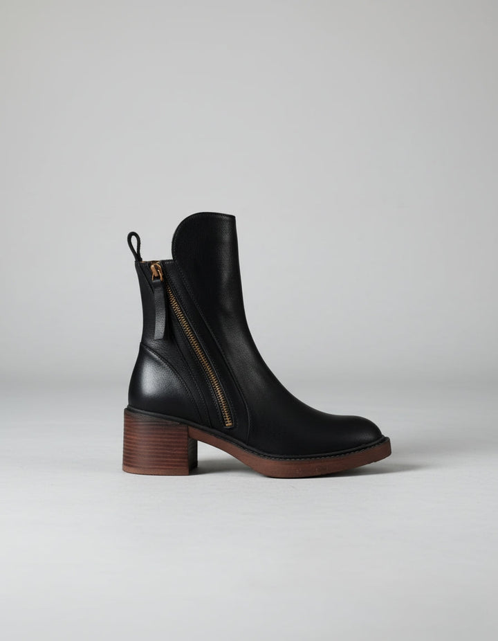 Vallini Milano – Stivaletti Elisa Zip