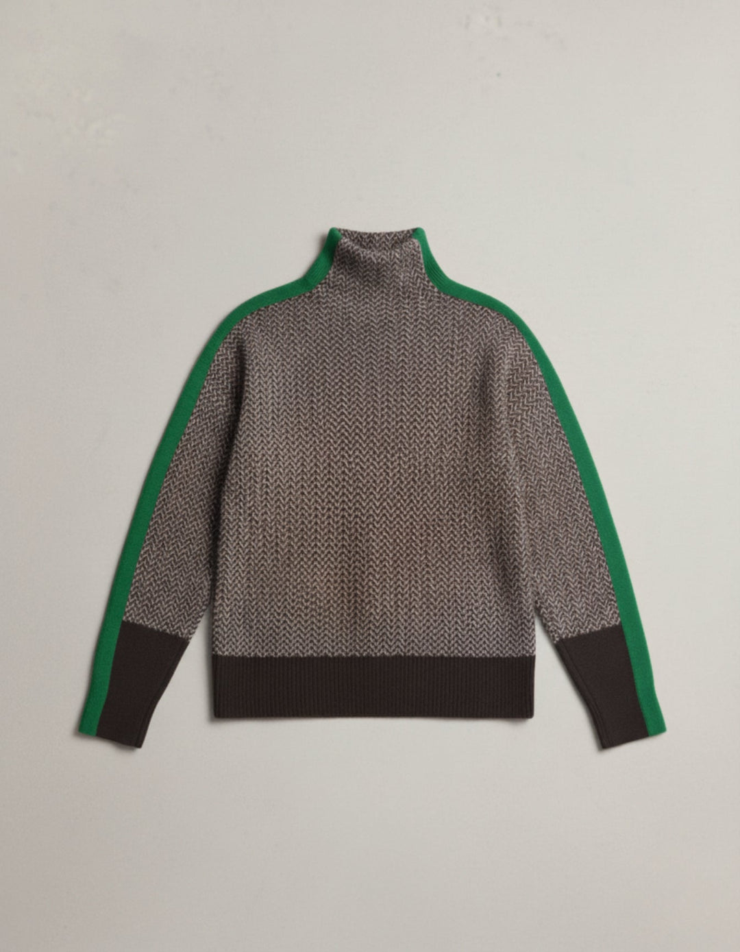 Dolcevita a Spina di Pesce in Lana