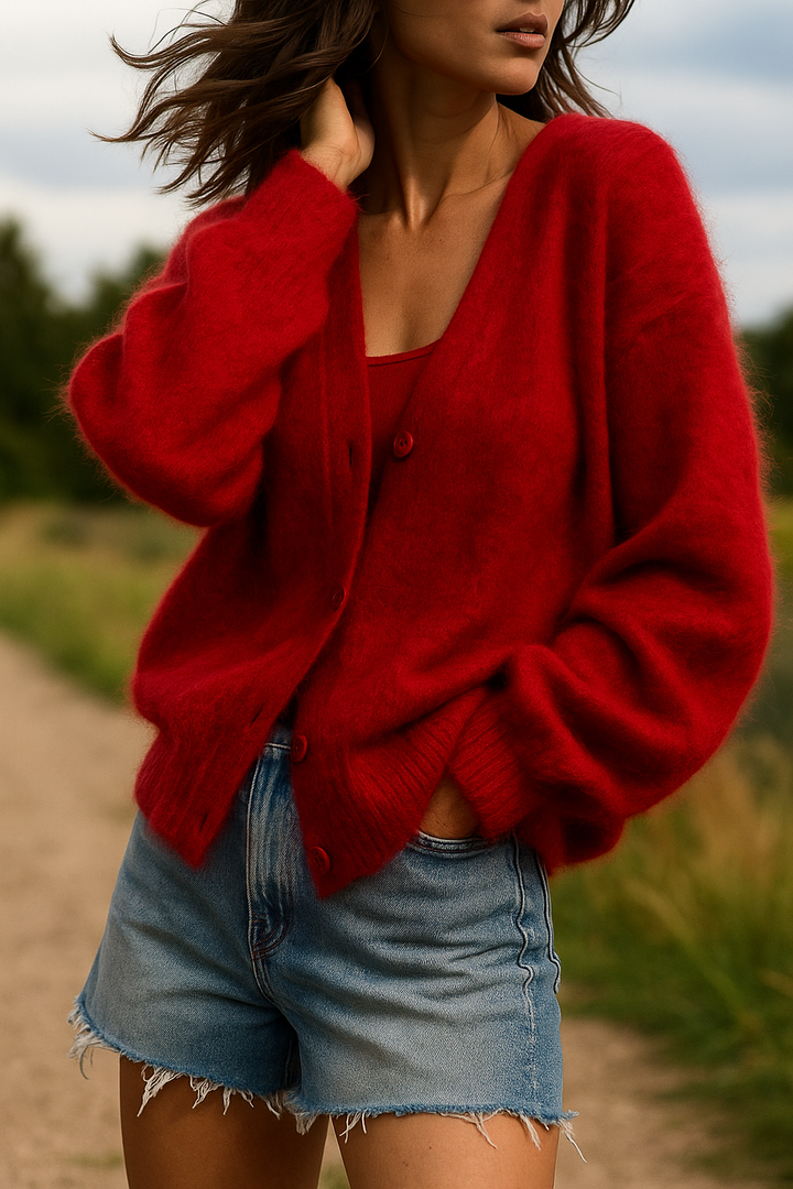 Avvolto-Cardigan Nuvola in Maglia