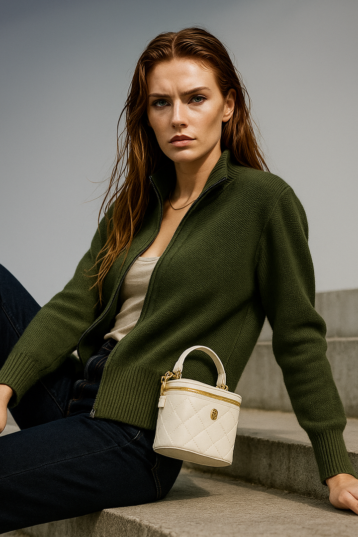 Giulia Ferrandi – Cardigan in Lana con Zip