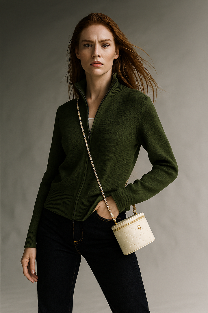 Giulia Ferrandi – Cardigan in Lana con Zip