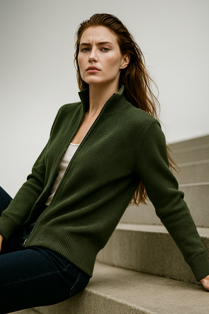 Giulia Ferrandi – Cardigan in Lana con Zip