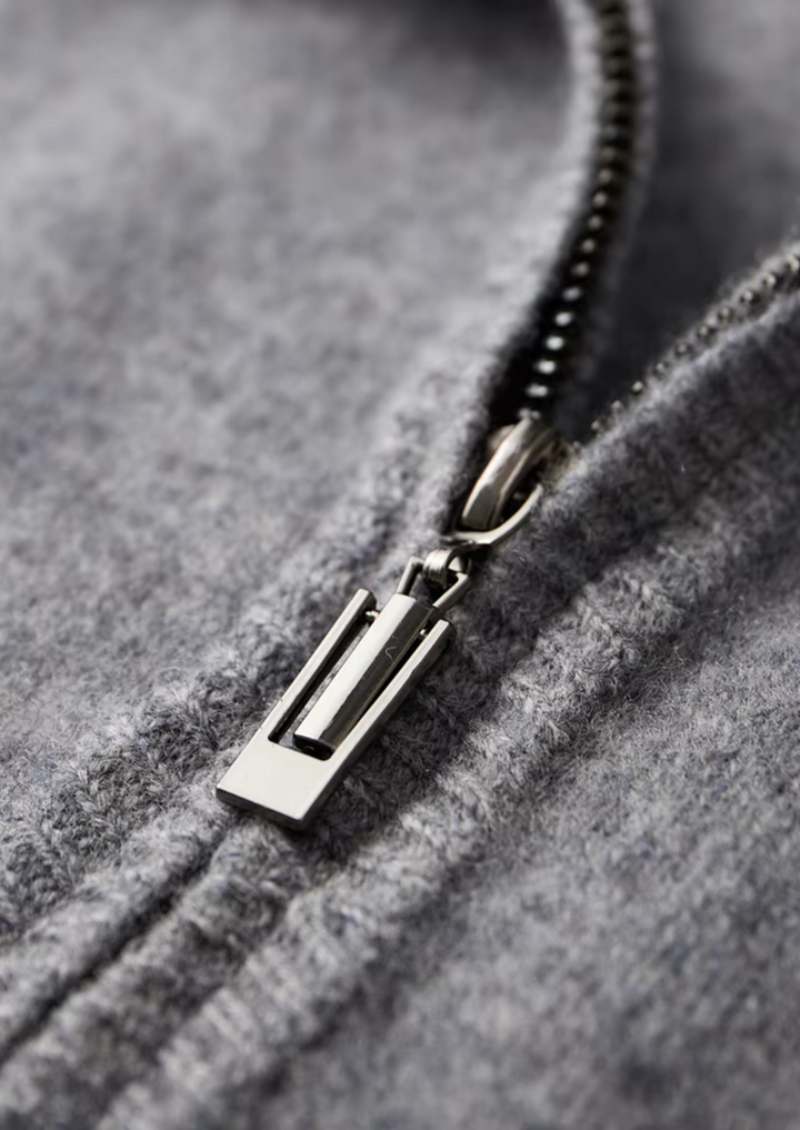 Enzo Vallini – Maglia Zip in Cashmere