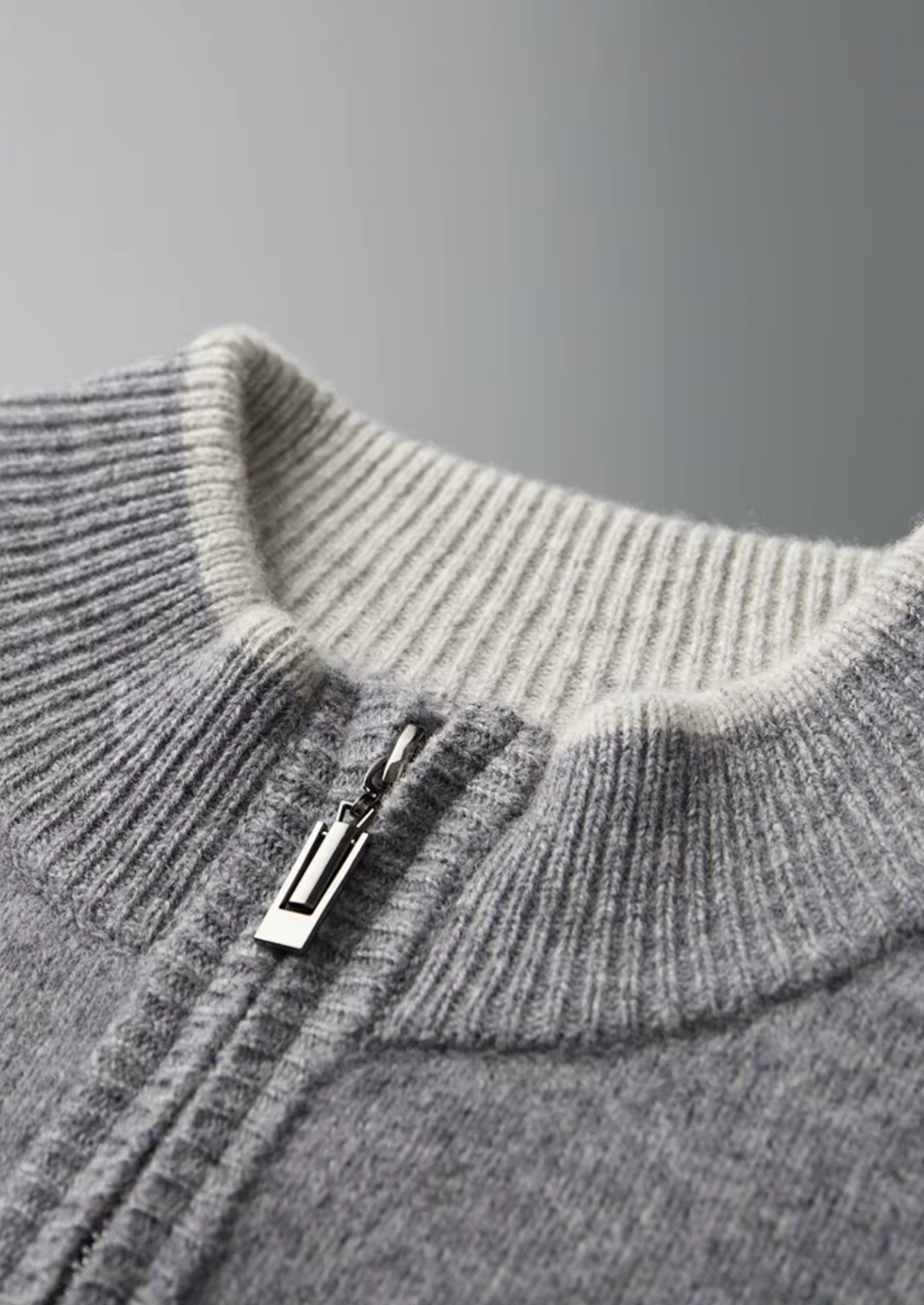 Enzo Vallini – Maglia Zip in Cashmere