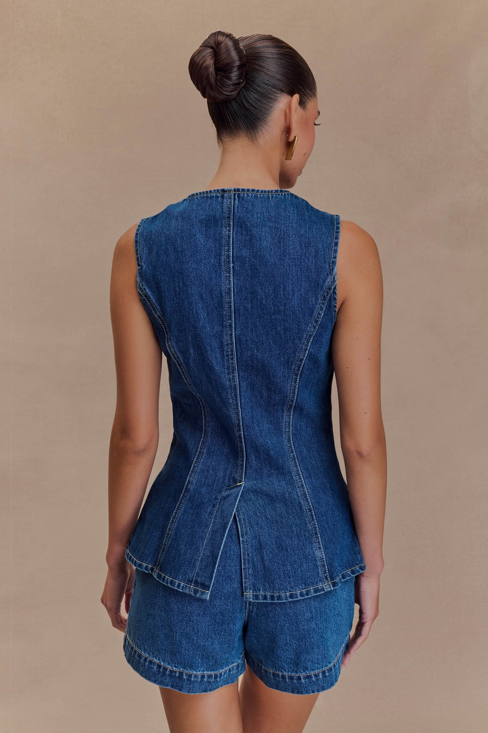 Nola Set Gilet Senza Maniche con Scollo Rotondo