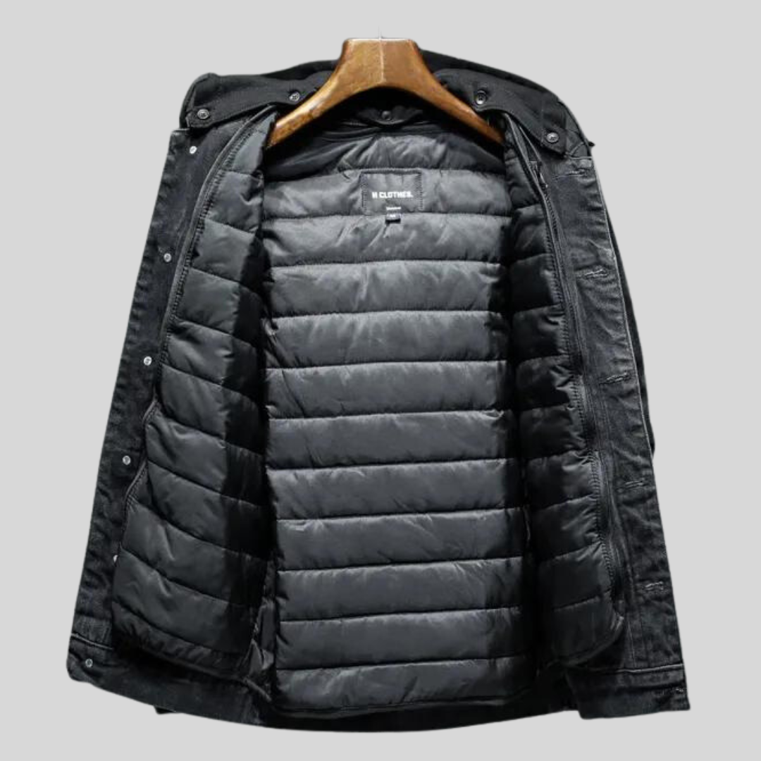 Canali – Giacca in denim nero