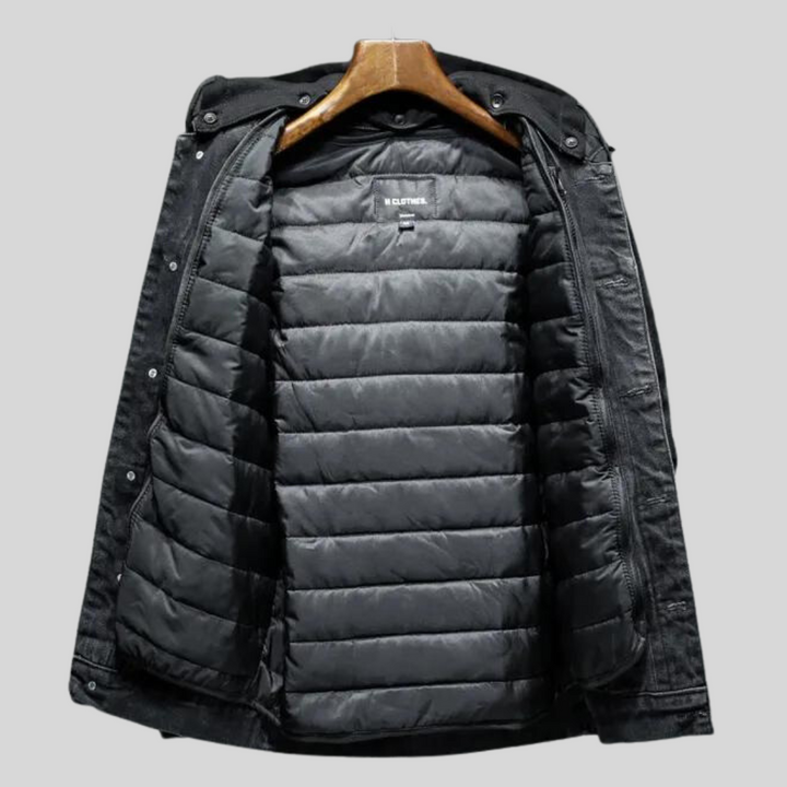 Canali – Giacca in denim nero