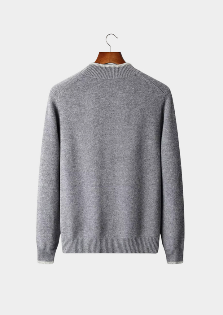 Enzo Vallini – Maglia Zip in Cashmere