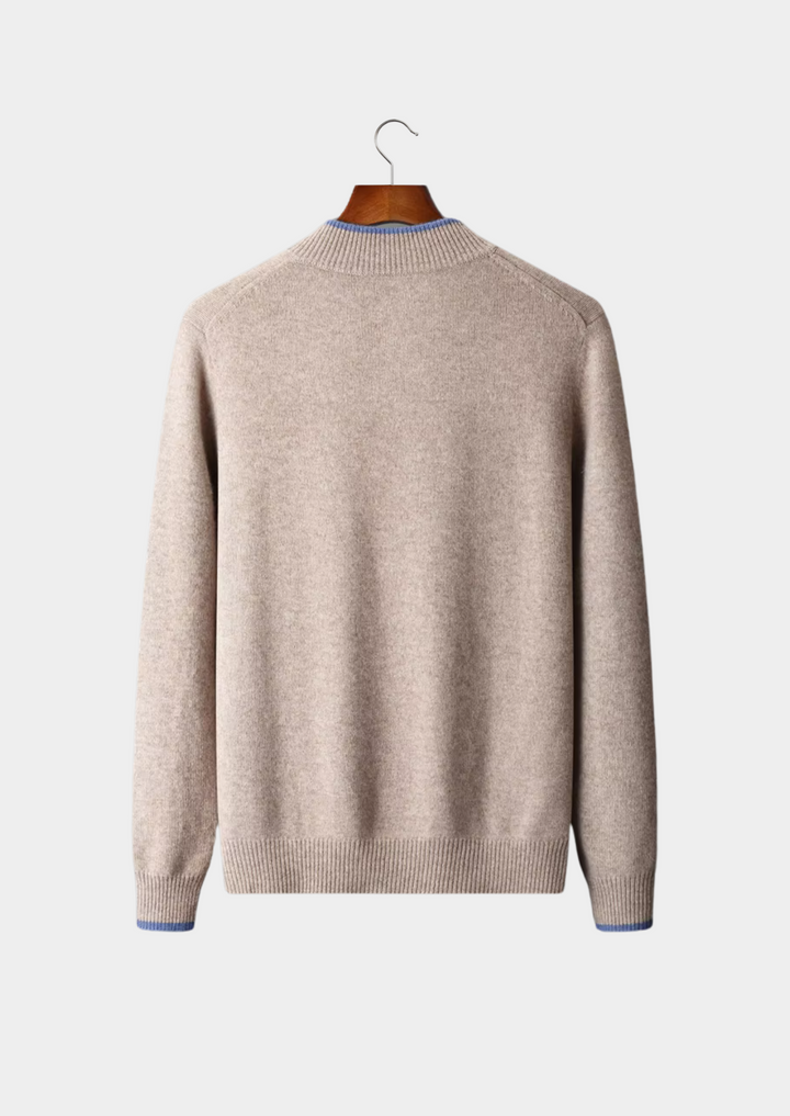 Enzo Vallini – Maglia Zip in Cashmere