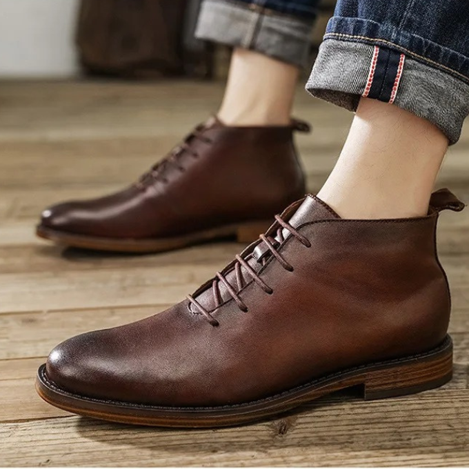 Vallini Firenze – Stivaletti Chukka in Pelle