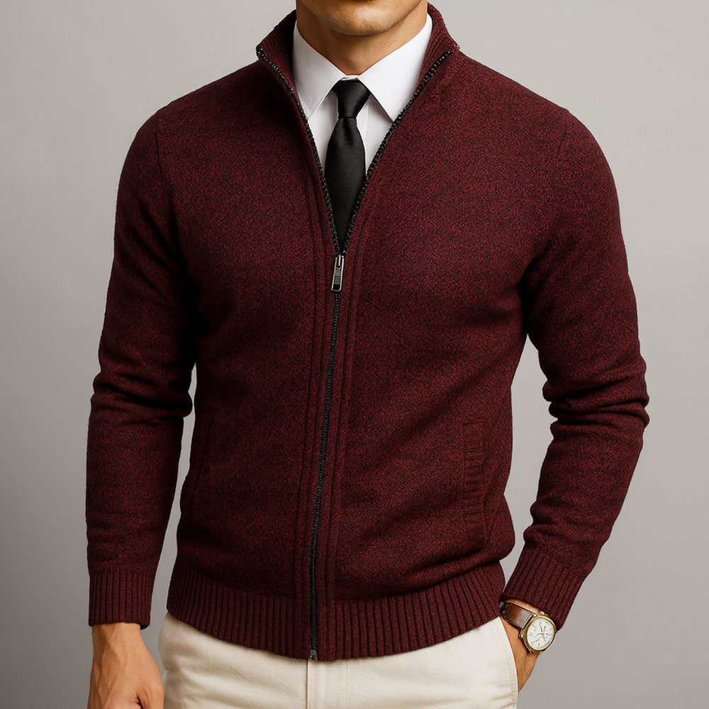 Marco Canali – Cardigan in Lana Merino con Zip