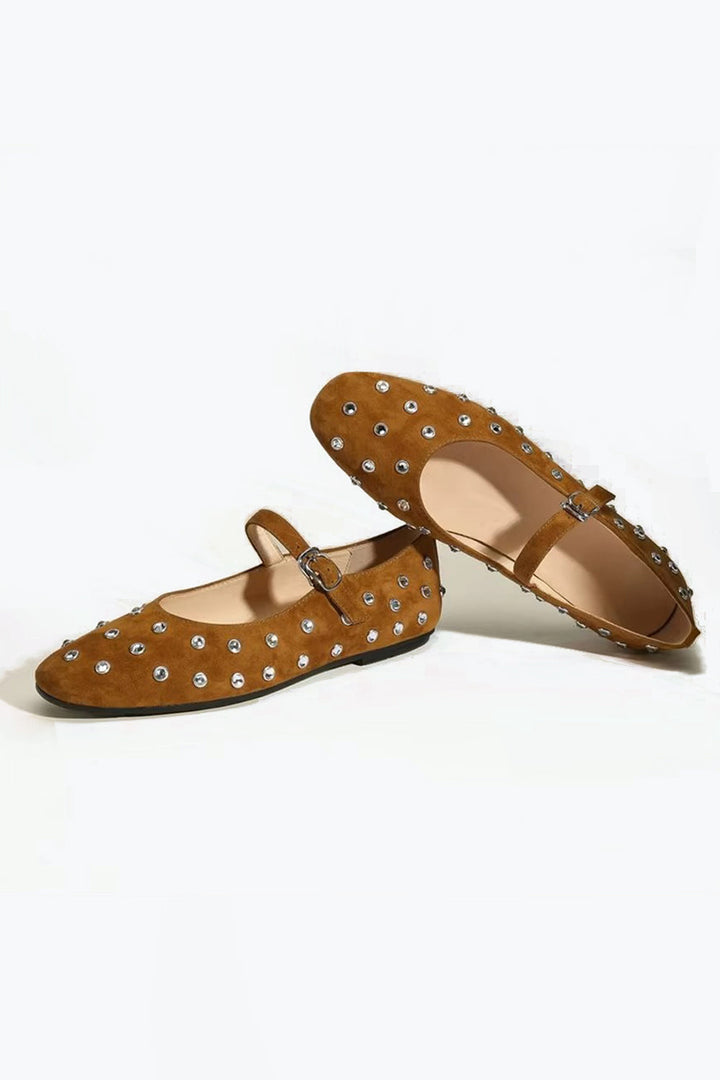 ONIVA – Ballerine con borchie tonde decorative