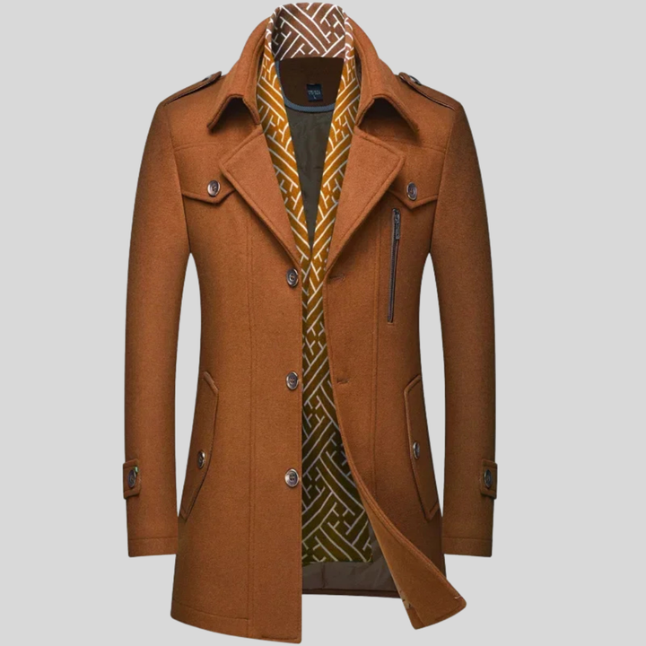 Sentinella – Cappotto in Lana Strutturato