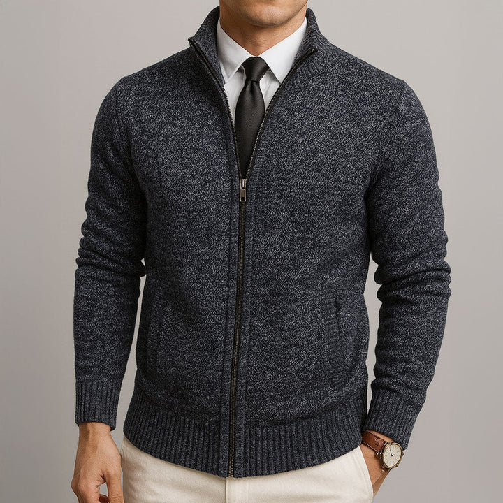 Marco Canali – Cardigan in Lana Merino con Zip