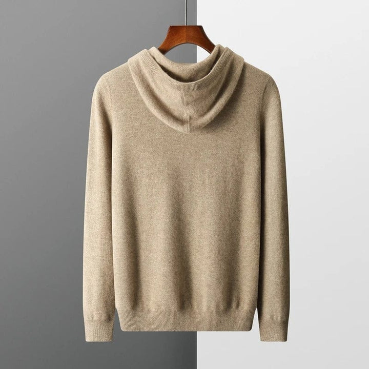 Felpa con cappuccio Ace 100% merino