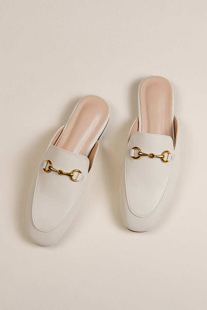 Gallia – Sabot flat con dettaglio fibbia