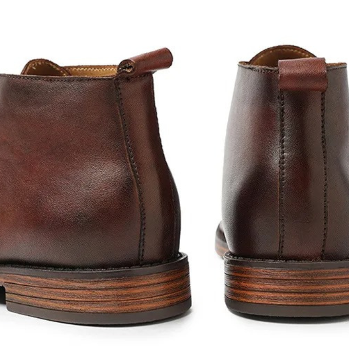 Vallini Firenze – Stivaletti Chukka in Pelle
