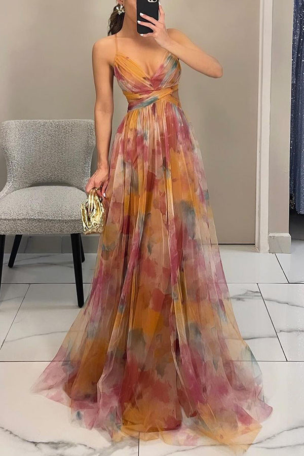 Vera – Abito da designer con motivo floreale