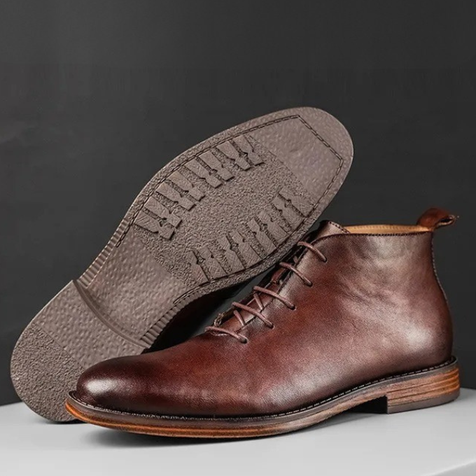 Vallini Firenze – Stivaletti Chukka in Pelle
