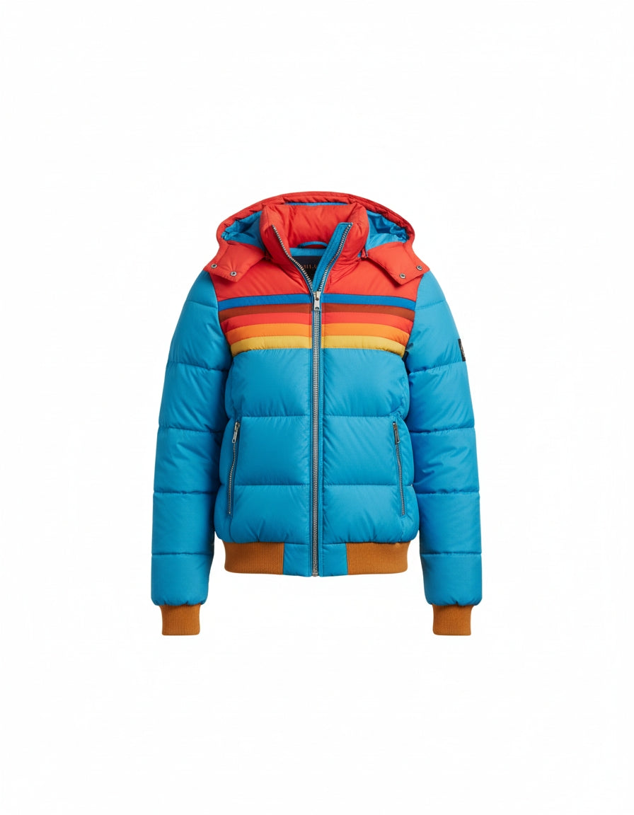 Vallini Milano – Giacca Piumino Heritage Arcobaleno