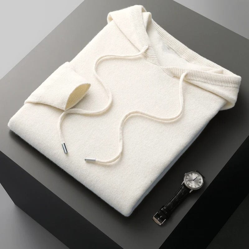 Felpa con cappuccio Ace 100% merino