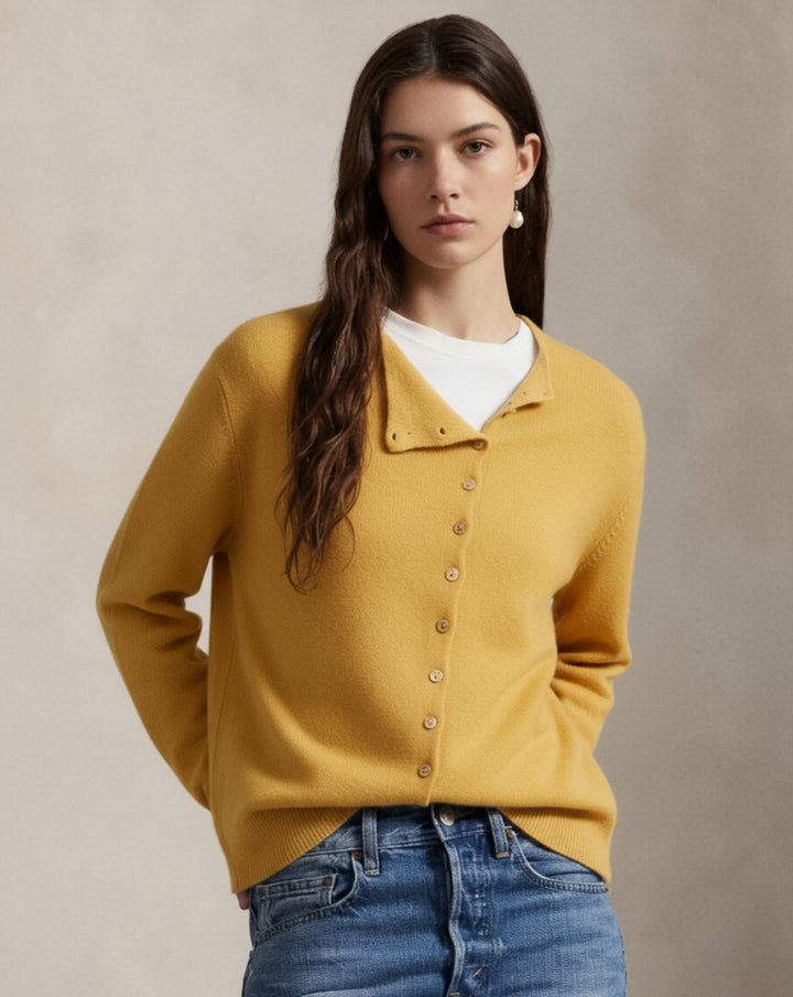 Giulia Moretti – Maglia in Lana Raffinata con Bottoni