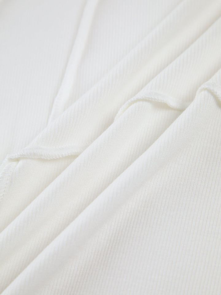 Mia | Top manica lunga con piping di base
