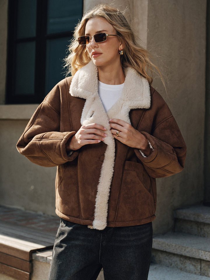 Cortina – Cappotto a revers foderato in pile