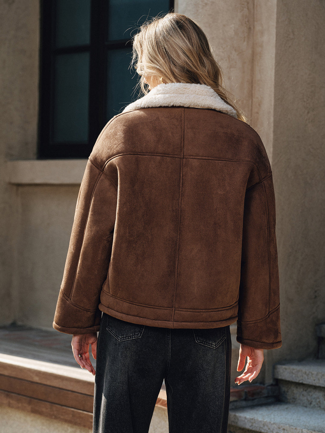 Cortina – Cappotto a revers foderato in pile