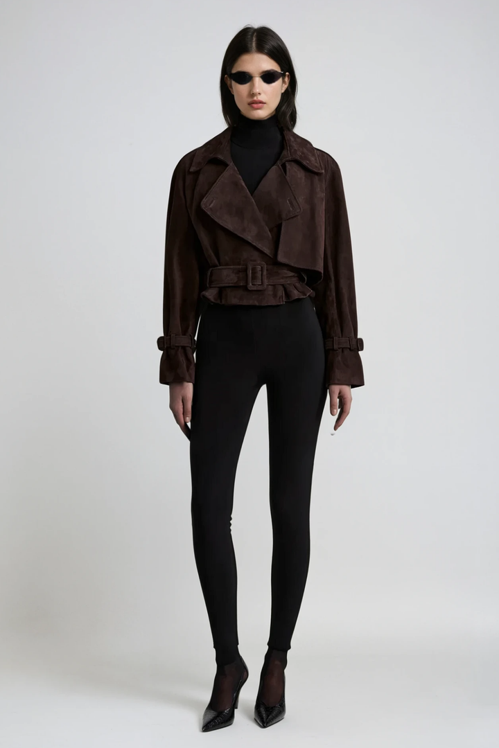 Valentina – Giacca Heritage in Camoscio