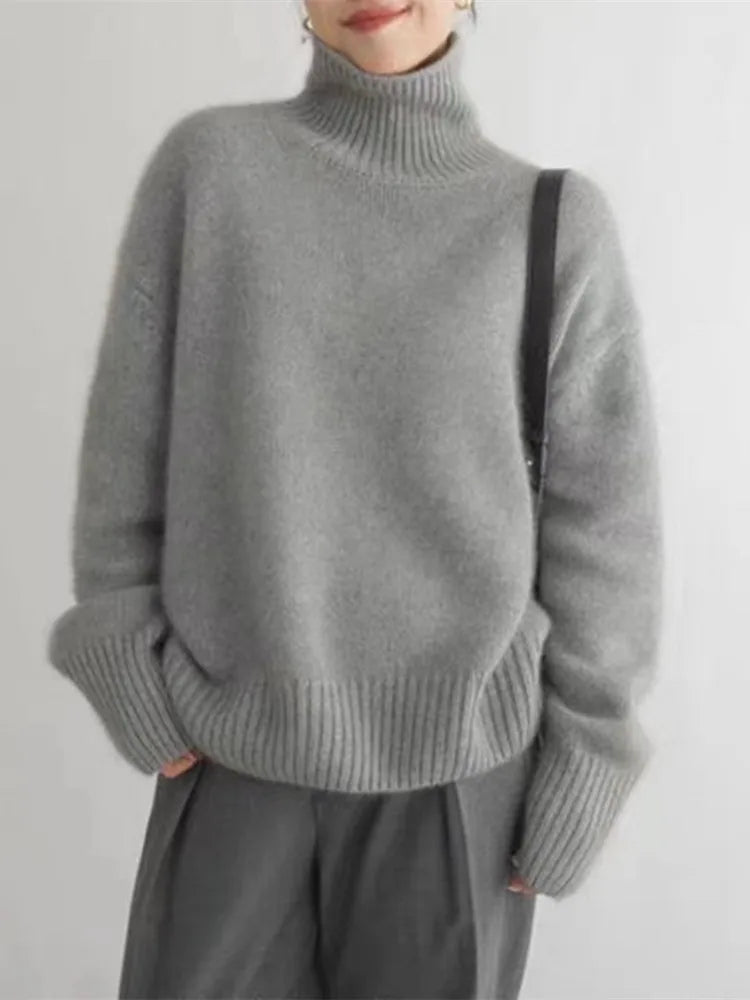 Linea Cashmere - Maglione a collo alto - BOZZI MILANO