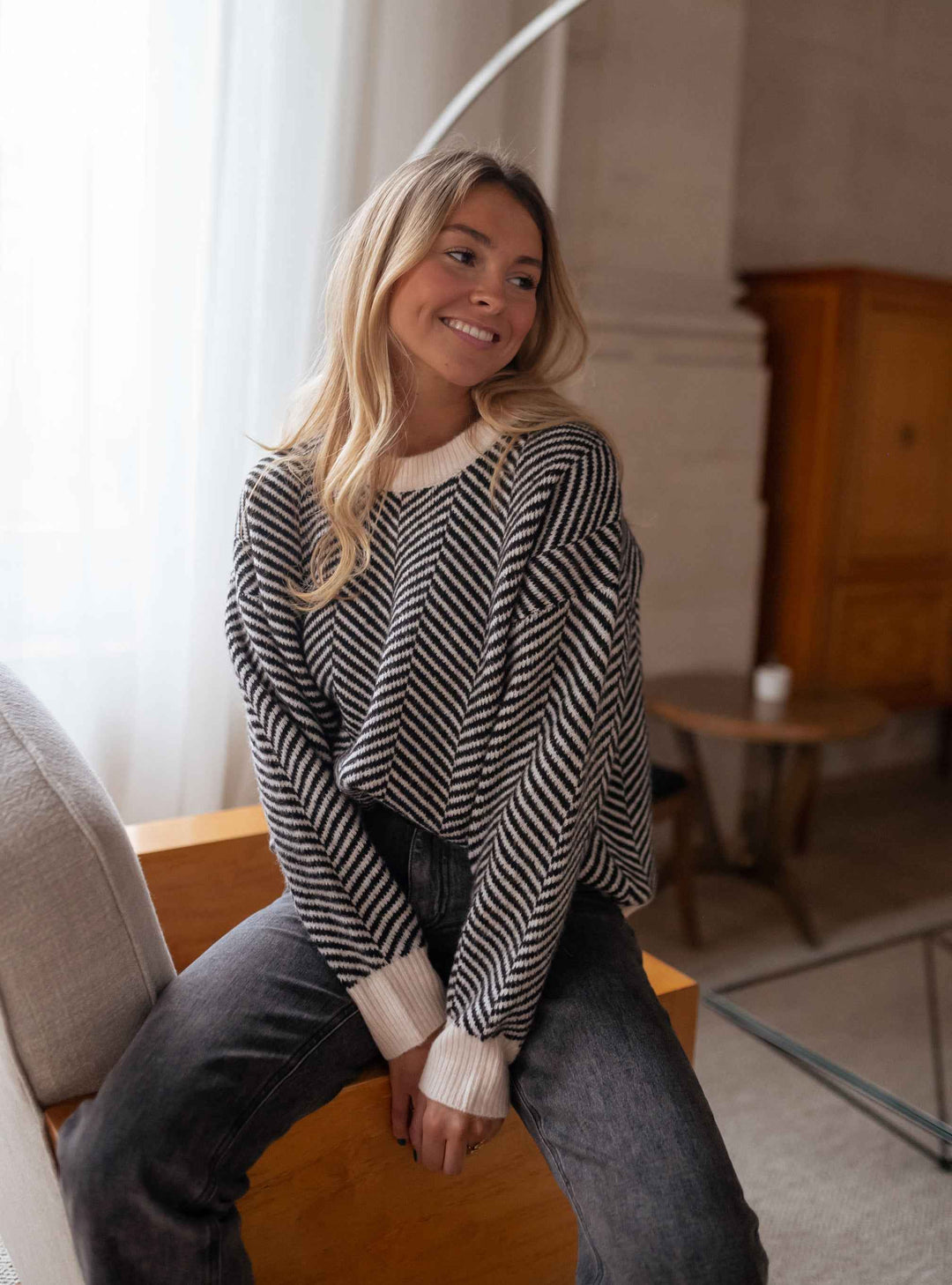 Mélodia – Maglione a maglia con motivi