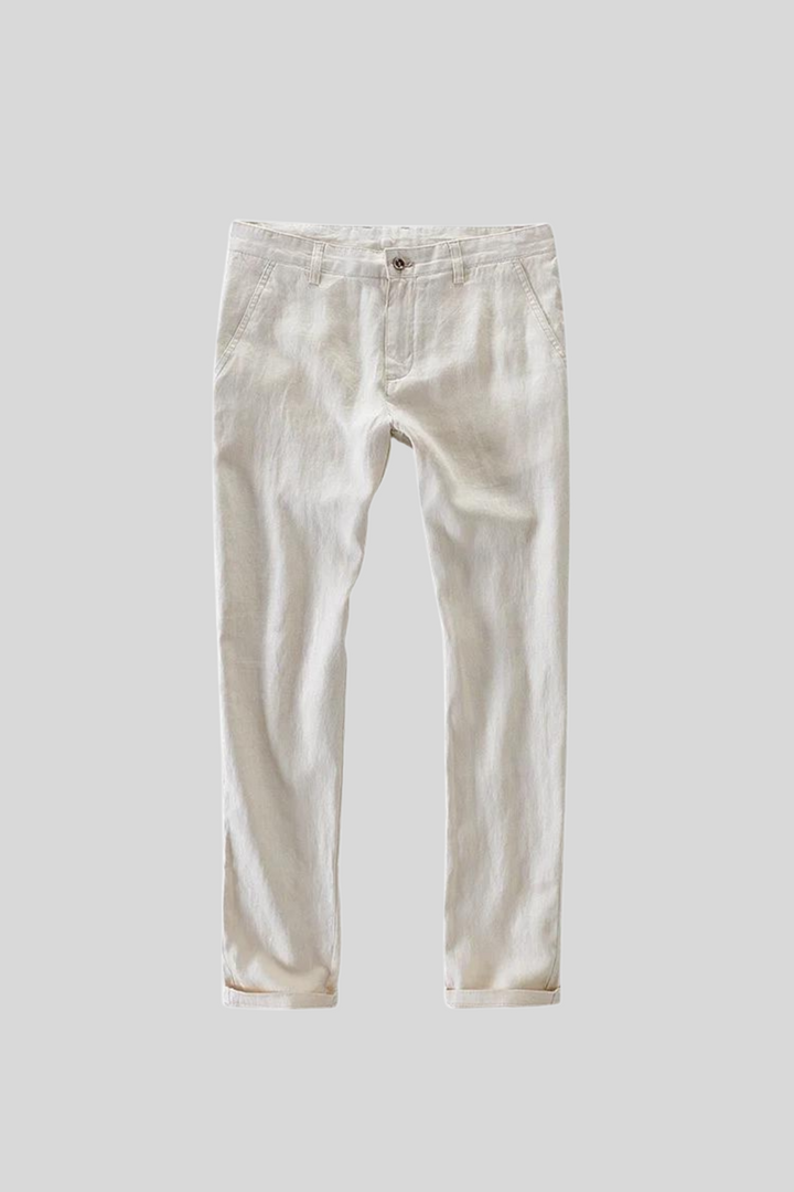 Pantaloni Casual 100% Lino di Enzo Vallini