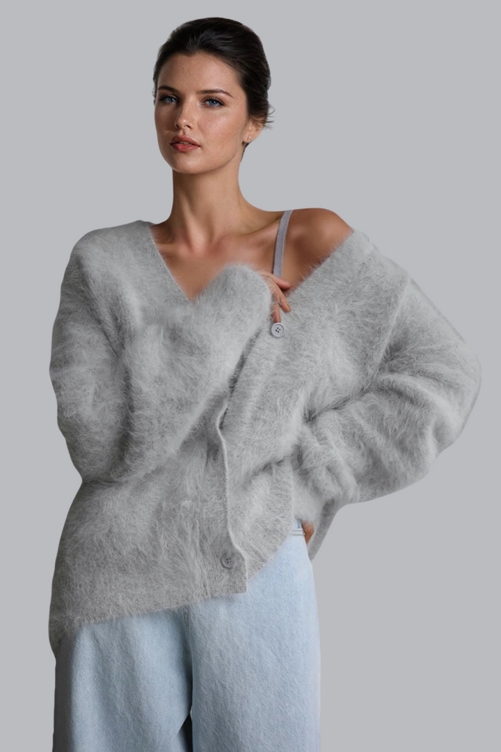 Avvolto- Maglione di pelliccia lavorato a maglia