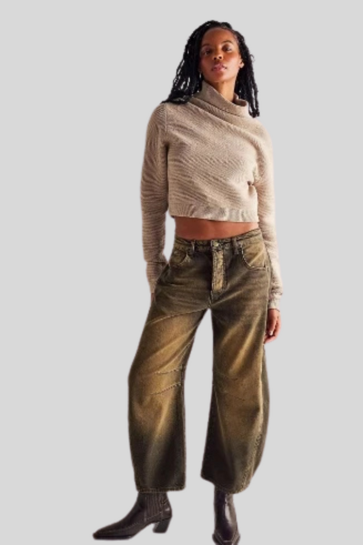 Parisian Muse - Jeans a gamba larga