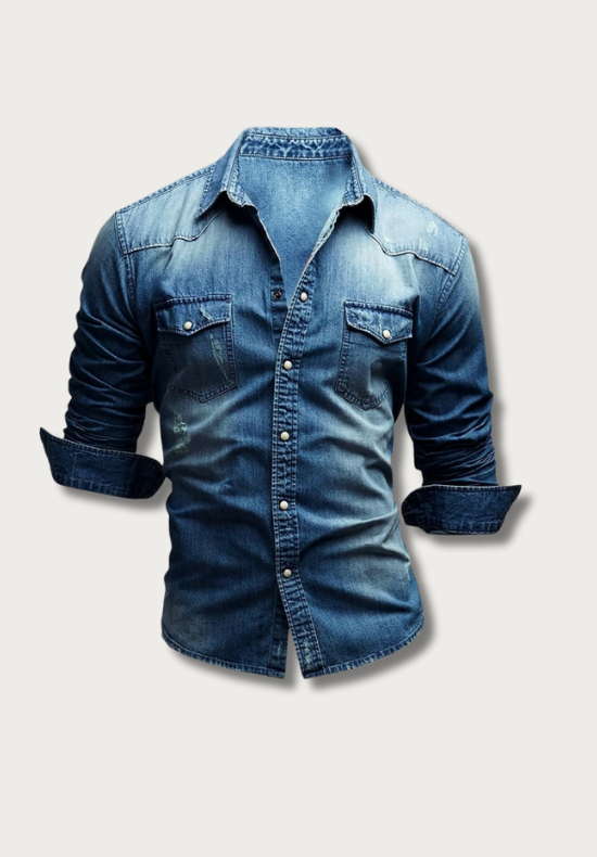 Valerio - Camicia in denim  retrò