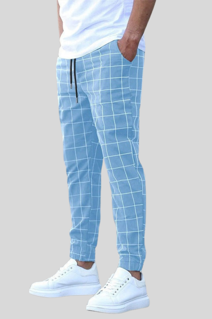 VARELLO™ | Jogger a quadri eleganti