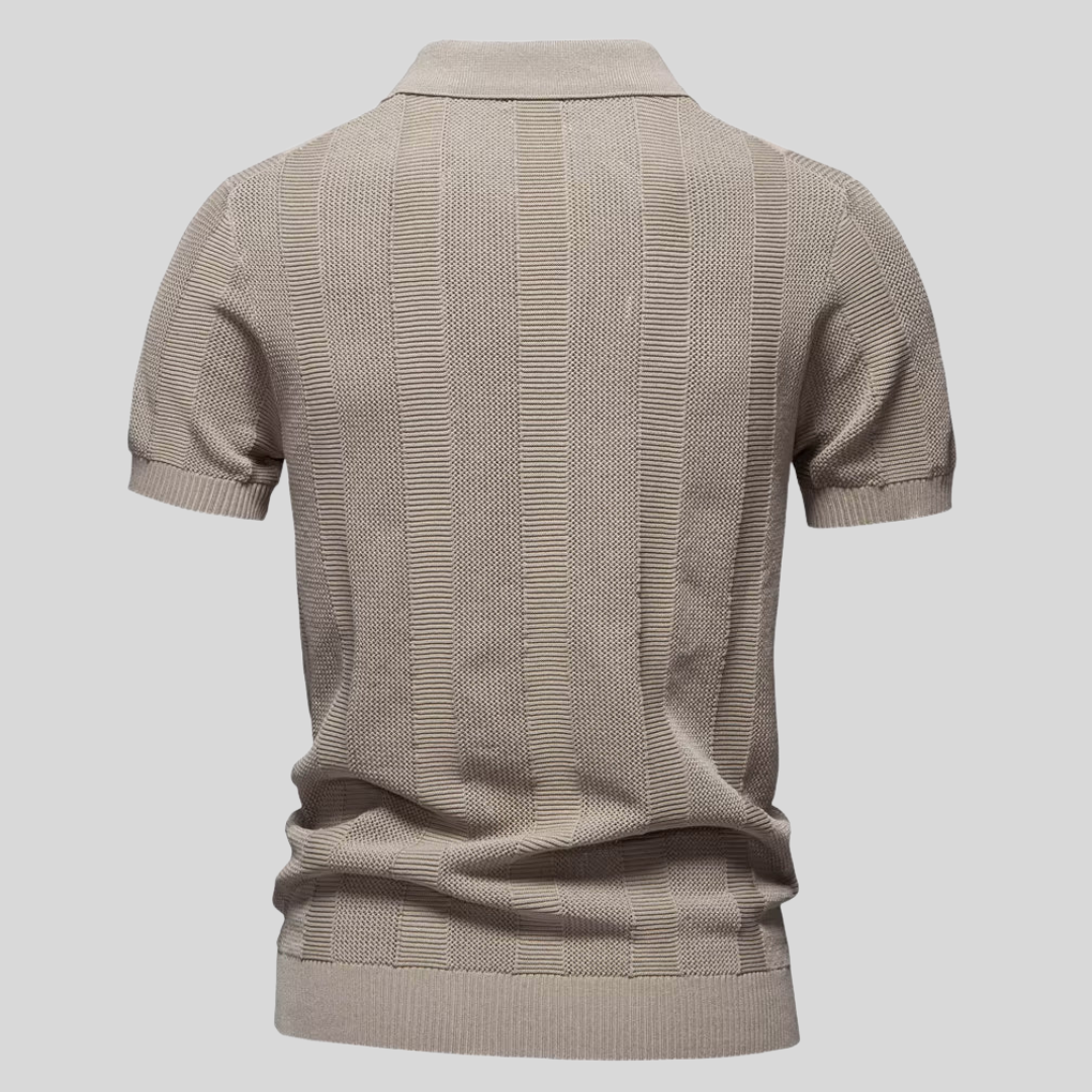 Tessaro – Polo in maglia a coste