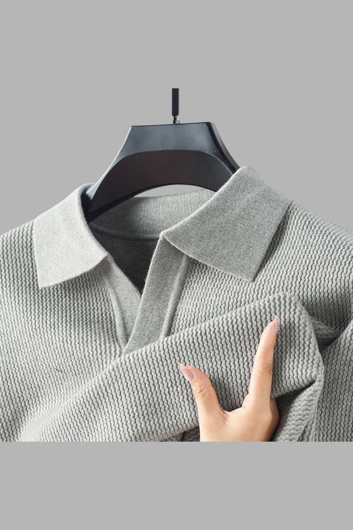 Vallini - Maglione polo in maglia
