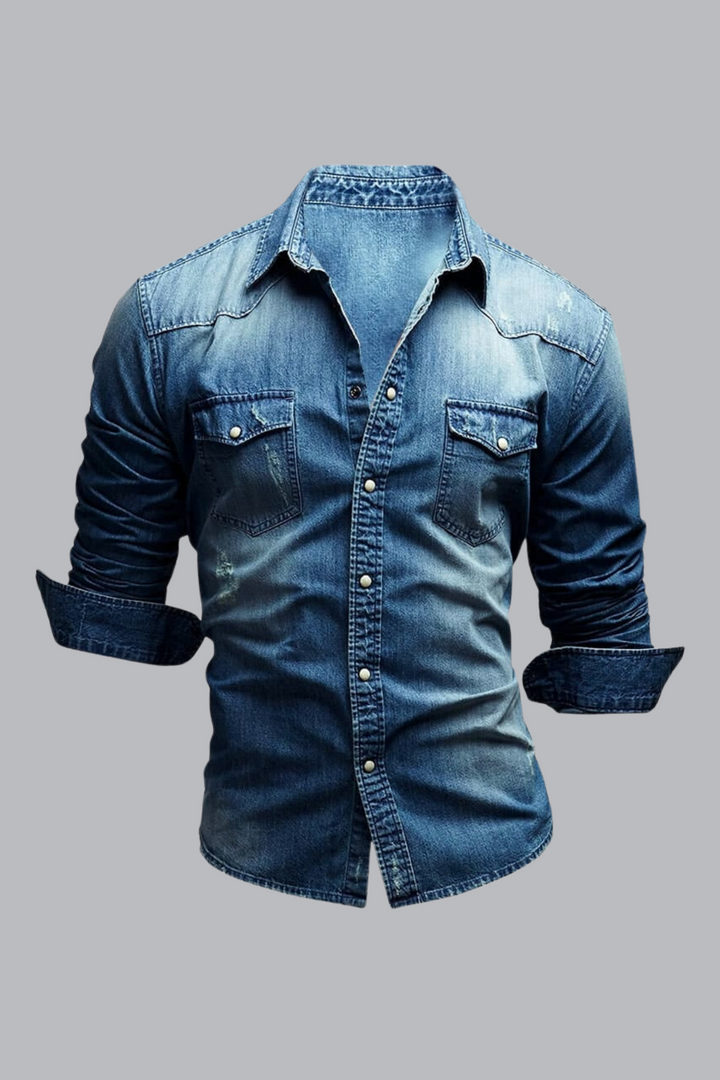 Valerio - Camicia in denim  retrò