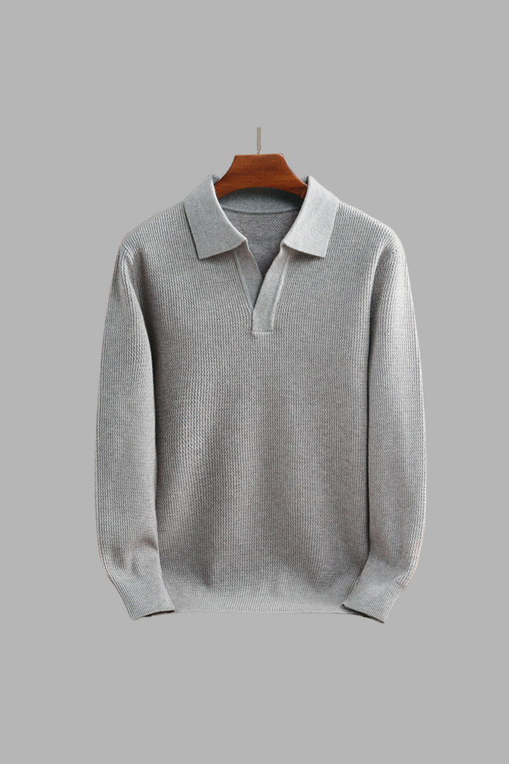 Vallini - Maglione polo in maglia