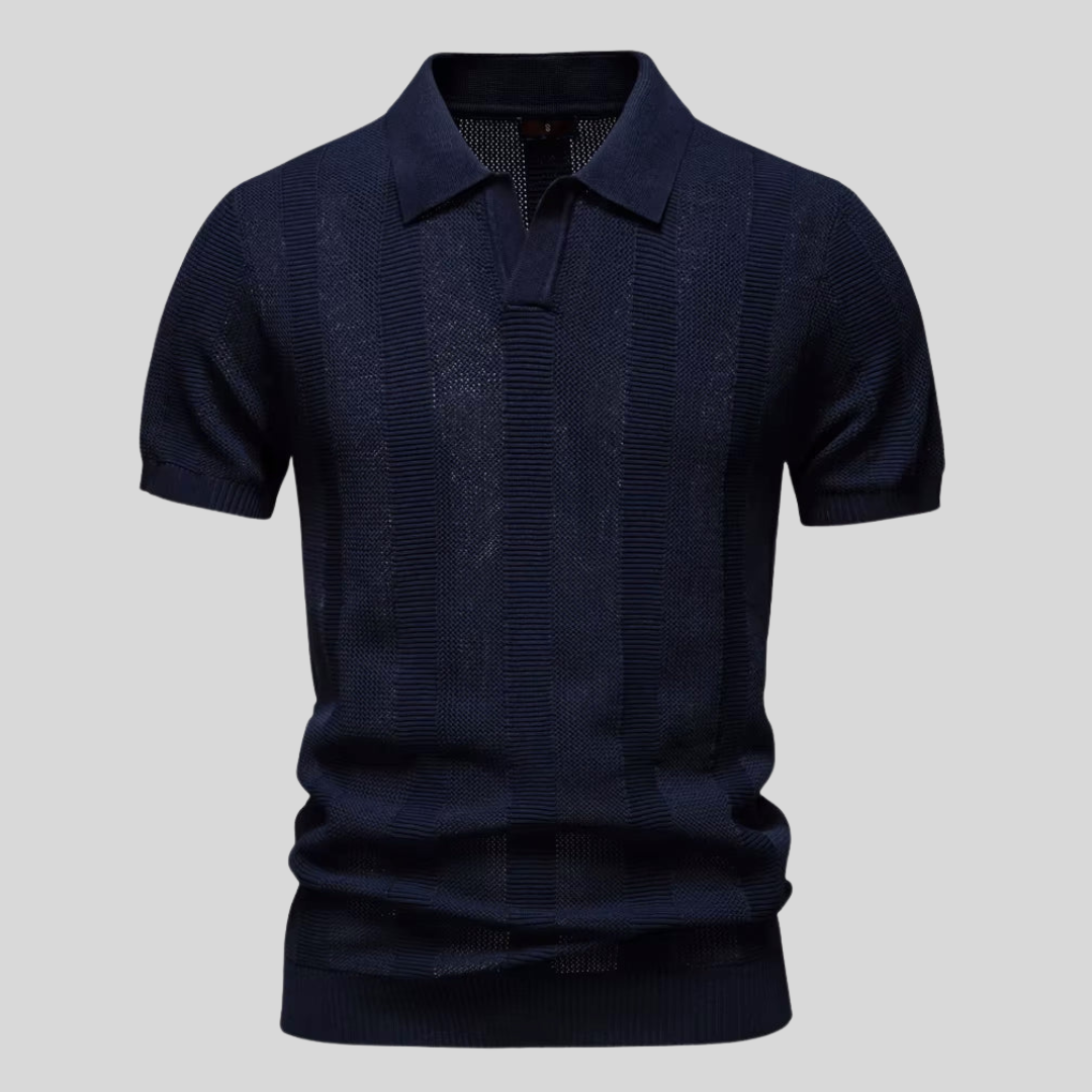 Tessaro – Polo in maglia a coste