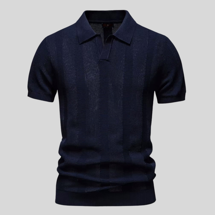 Tessaro – Polo in maglia a coste