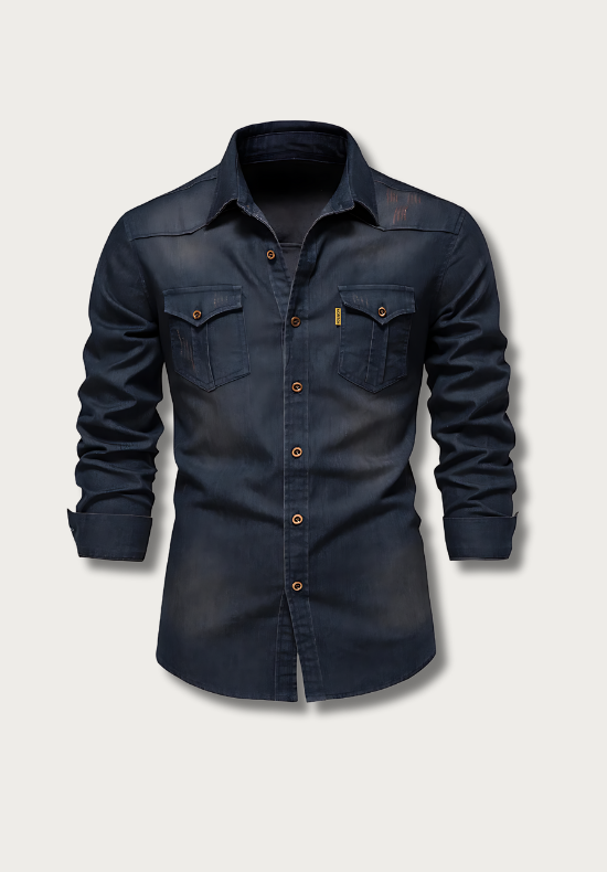 Vallini-Camicia in denim