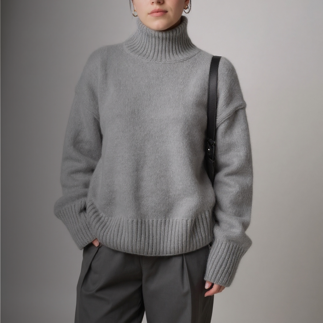 Linea Cashmere - Maglione a collo alto