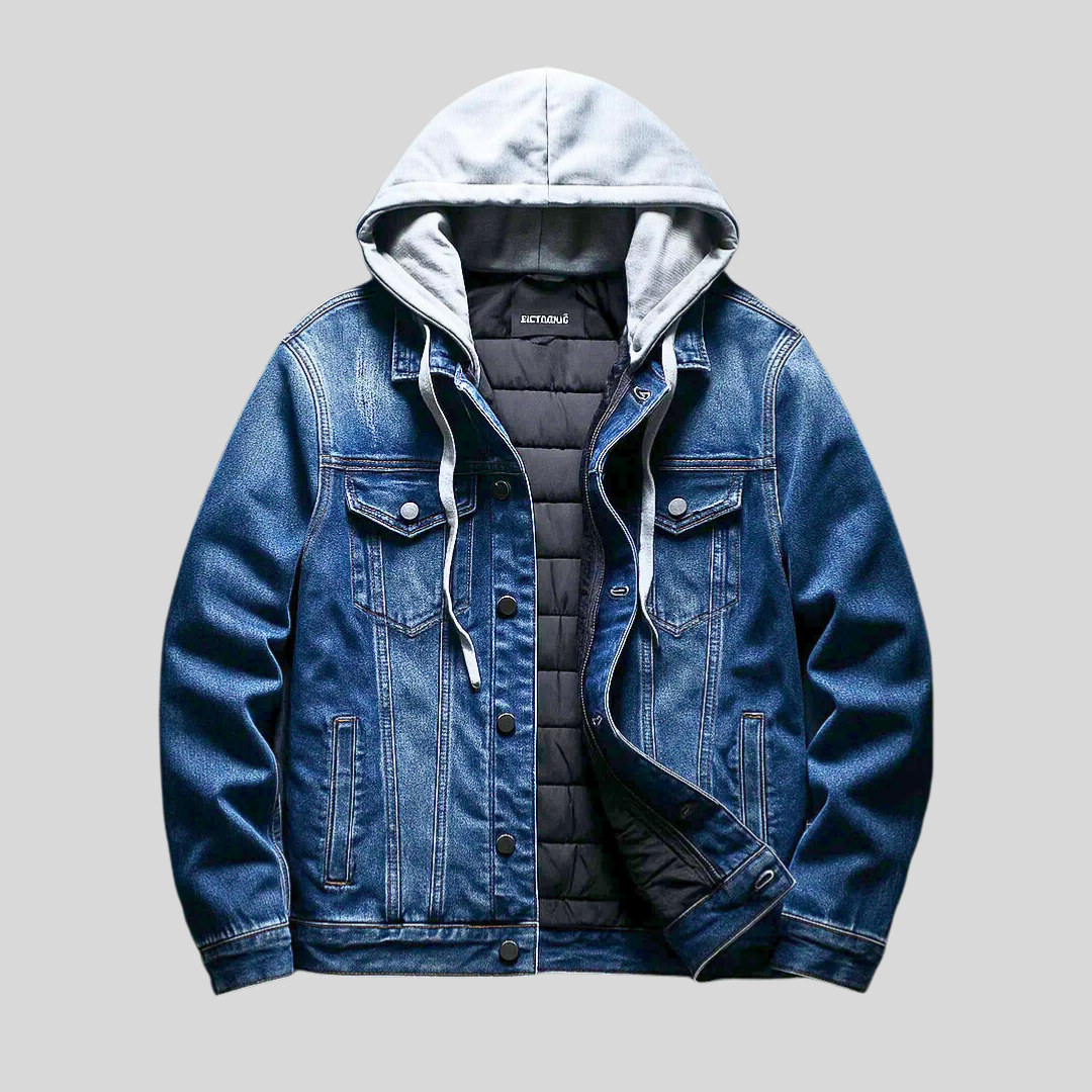 Canali – Giacca in denim nero