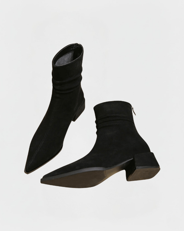 VALERIA™ – Stivaletto in Camoscio Morbido