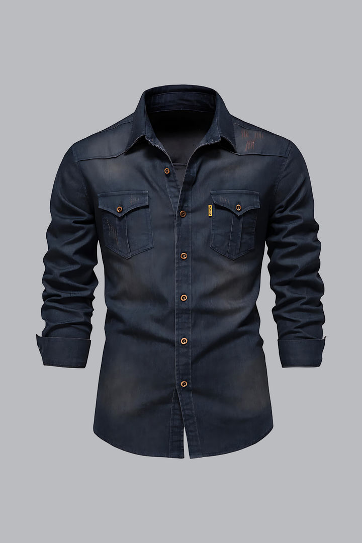 Vallini-Camicia in denim